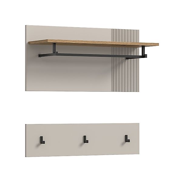 xonox.home Garderobenpaneel Slide, Kaschmir Nachbildung Melamin günstig online kaufen