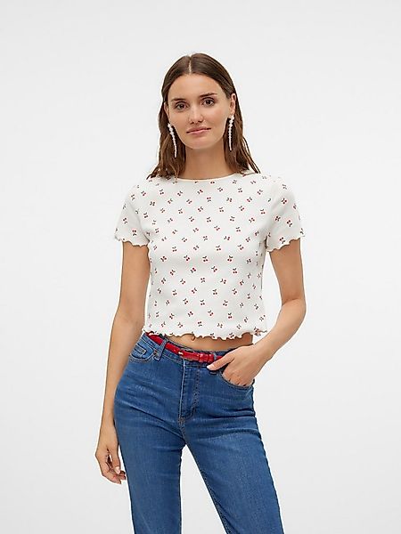 Vero Moda Kurzarmshirt VMHARRY SS O-NECK TOP JRS NOOS günstig online kaufen