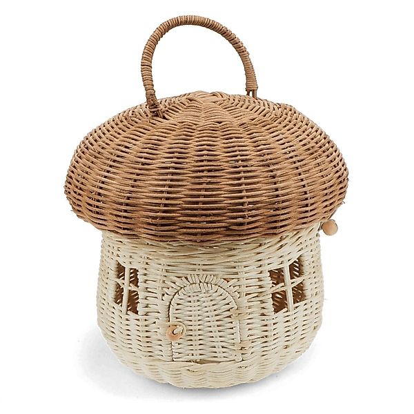 Rex London Aufbewahrungskorb Rattan Korb Pilz günstig online kaufen