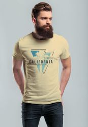 Neverless Print-Shirt Herren T-Shirt California Los günstig online kaufen
