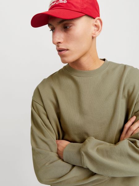 Jack & Jones Sweatshirt "JJECHARGE SWEAT CREW NECK NOOS" mit Rippbündchen günstig online kaufen