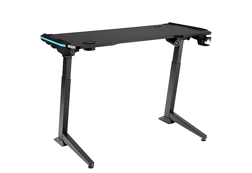 tectake Schreibtisch Computertisch Hemingway höhenverstellbar 130x 67,2x 72 günstig online kaufen