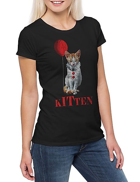 Urban Backwoods Print-Shirt It Kitten Damen günstig online kaufen