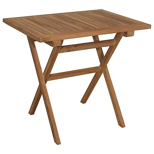 deVries Gartentisch Woodie natur Teakholz B/H/L: ca. 80x73x60 cm günstig online kaufen