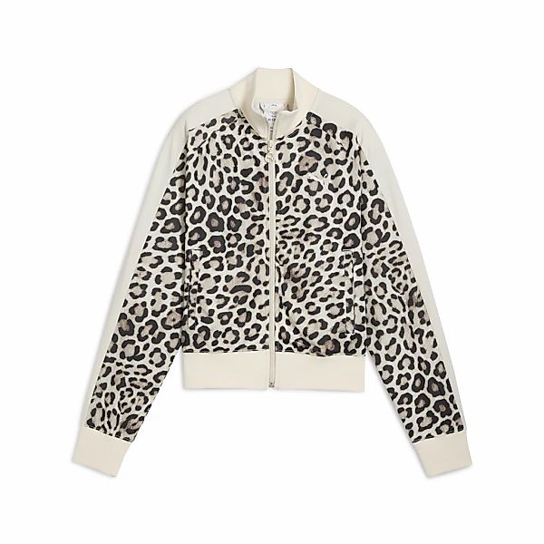PUMA Trainingsjacke "T7 LEO LUXE Kurze Trainingsjacke mit Allover-Print Dam günstig online kaufen