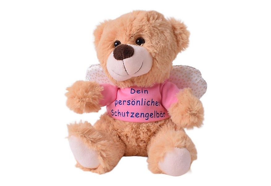 TE-Trend Kuscheltier 25cm Schutzengel Bär Teddybär Plüschbär Spruch T-Shirt günstig online kaufen