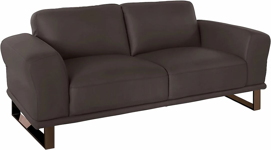 W.SCHILLIG 2-Sitzer »montanaa« mit Metallkufen in Bronze pulverbeschichtet, günstig online kaufen