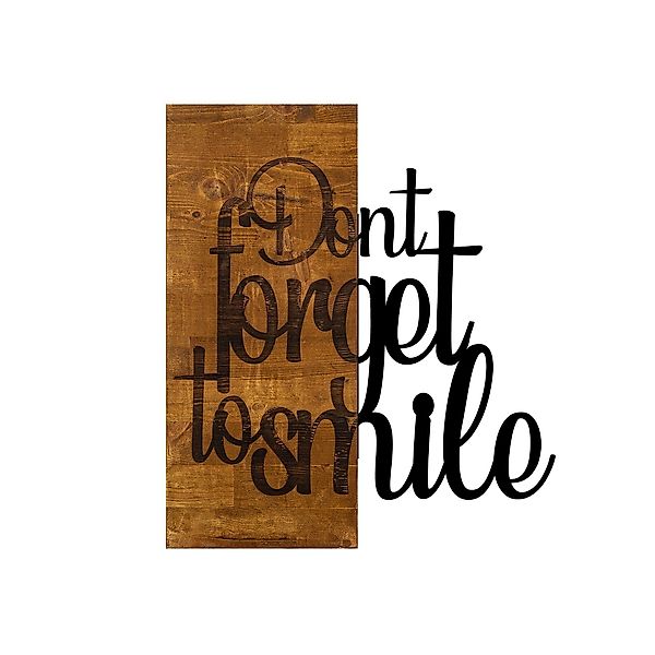 Wallity Wanddekoobjekt 50% WOOD (Thickness: 3 günstig online kaufen