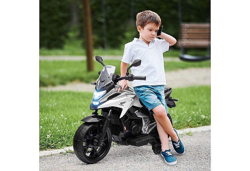 AIYAPLAY Elektro-Kindermotorrad 12V Kindermotorrad mit MP3, USB, LED-Schein günstig online kaufen