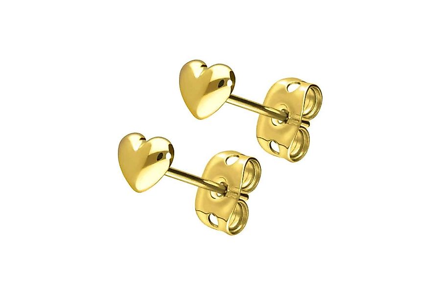 FILANGO Piercing-Set Titan Ohrstecker HERZ (Ohrstecker günstig online kaufen