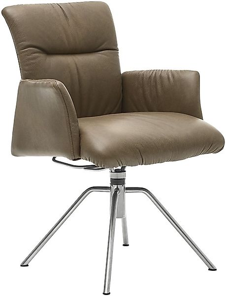 Musterring Armlehnstuhl »Helmond 6610«, (Packung), 1 St., Echtleder, Gestel günstig online kaufen