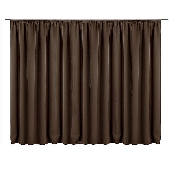 JEMIDI Gardine Vorhang blickdicht, 300x245cm, Kräuselband, günstig online kaufen