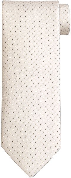 Suitable Krawatte Seide Dots Off White - günstig online kaufen