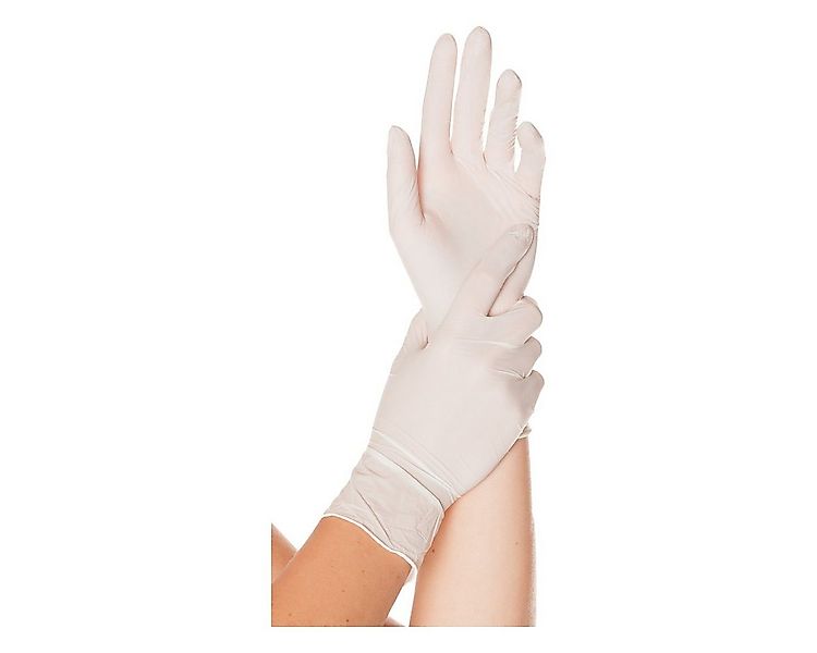 Franz Mensch Nitril-Handschuhe Hygonorm "Safe Fit", Weiß, 200 Stück puderfr günstig online kaufen