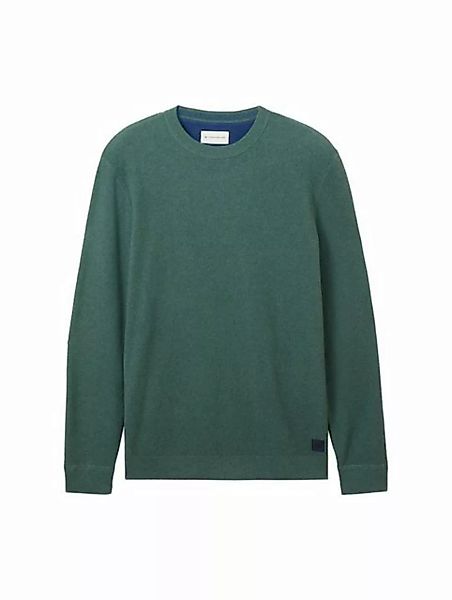 TOM TAILOR Sweatshirt Structured Crewneck Knit (1-tlg) günstig online kaufen