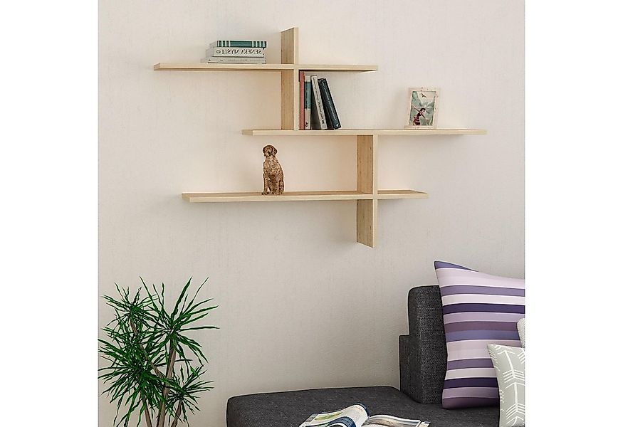 Decortie Wandregal Leo, Modernes Wandregal, Schwimmendes Regal, 22 x 123 x günstig online kaufen