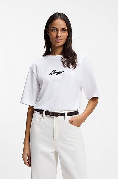 BOSS ORANGE T-Shirt Eregular Premium Damenmode Relaxed Fit günstig online kaufen