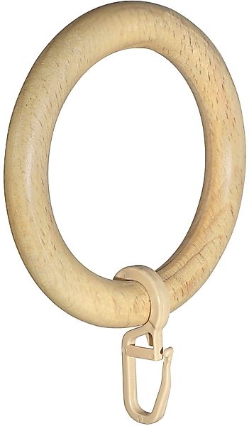 GARESA Gardinenring Holzring mit Haken, (20-St), günstig online kaufen
