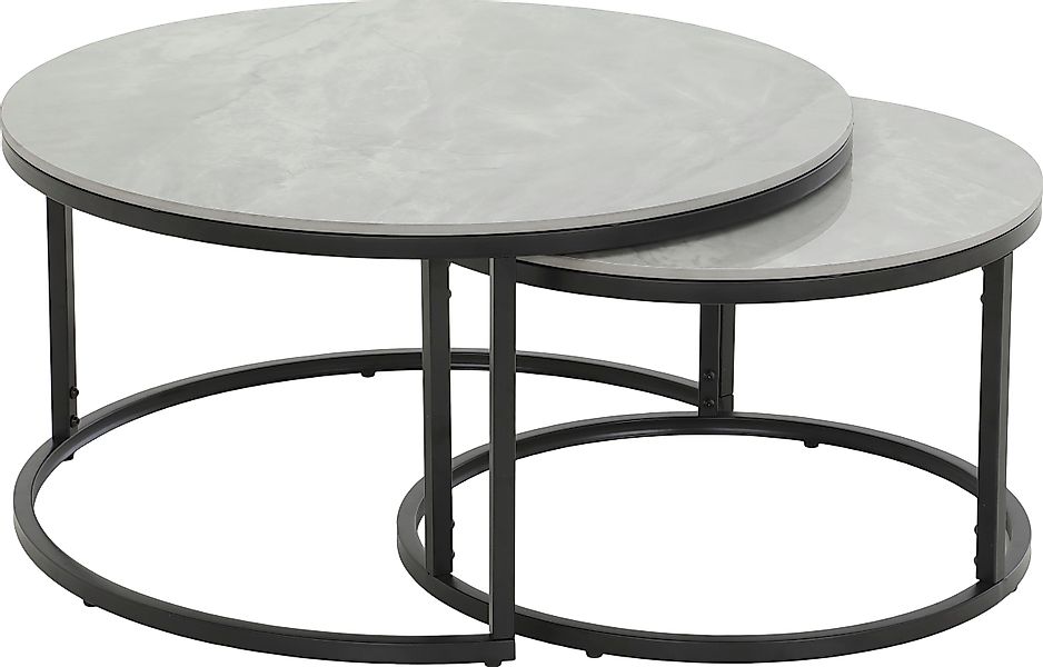HELA Satztisch "LUIS Topseller, Couchtisch rund", (Set, 2 St.), 2er Set, 12 günstig online kaufen