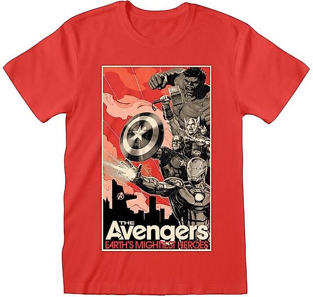 The AVENGERS T-Shirt Stylised Poster T-Shirt günstig online kaufen
