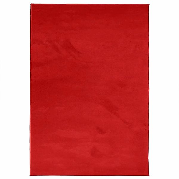 vidaXL Teppich OVIEDO Kurzflor Rot 200x280 cm 375627 günstig online kaufen