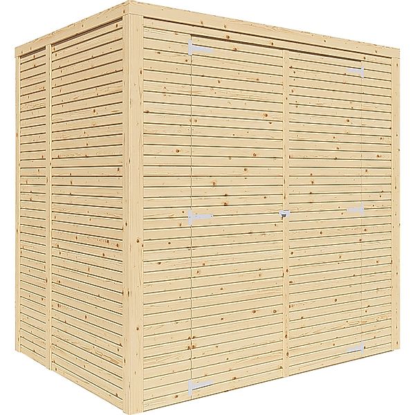 KONIFERA Gartenhaus "Beno 2 Fineline Flachdach" günstig online kaufen