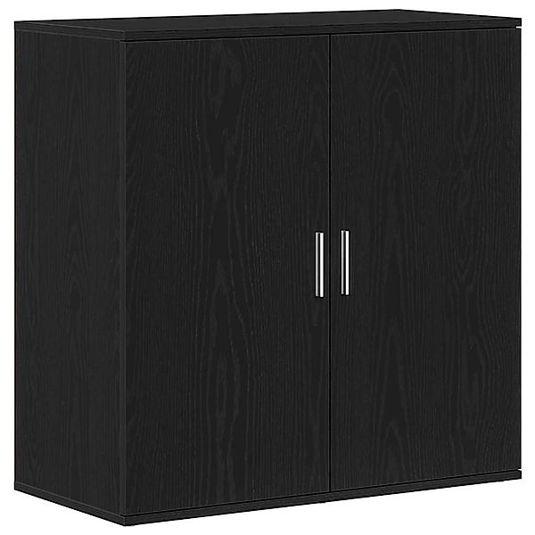 vidaXL Sideboard Schwarze Eiche 79 x 38 x 80 cm Holzwerkstoff 862269 günstig online kaufen