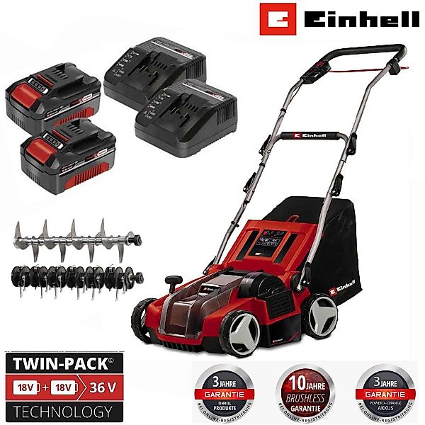 Einhell Akkurasenmäher Vertikutierer-Lüfter GE-SA 36/35 Li- günstig online kaufen