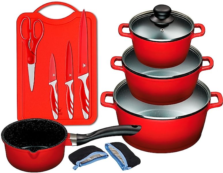 KING Topf-Set »ALUGUSS« Aluminiumguss Set, je 1 Kochtopf 16/20/24 cm, 1 Sti günstig online kaufen