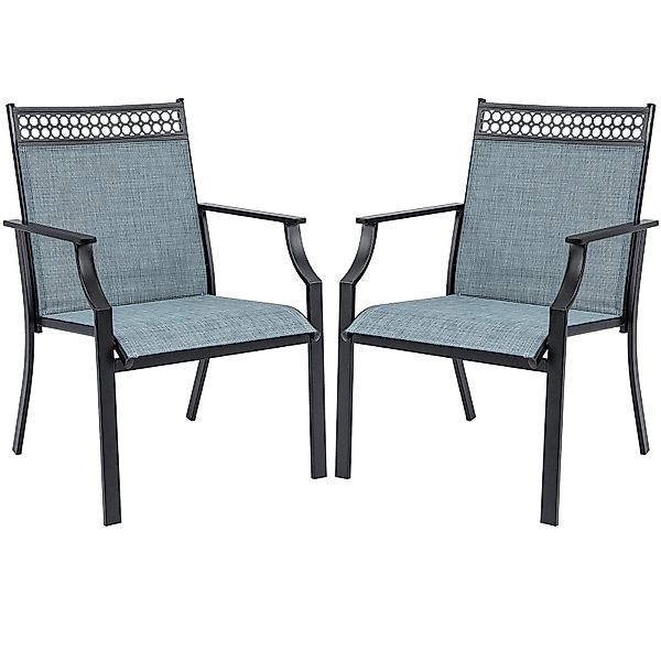 KOMFOTTEU Gartenstuhl (2er Set), Bistrostuhl aus günstig online kaufen