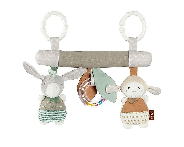 Fehn Greifspielzeug Esel & Schaf Activity-Trapez, zum Aufhängen - Stoff-Ler günstig online kaufen