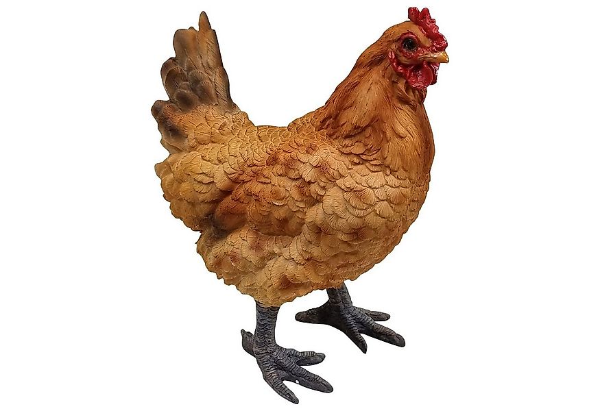 Fachhandel Plus Tierfigur Henne Huhn ROSI lebensechte Gartenfigur Tierfigur günstig online kaufen