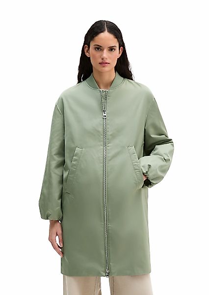 Marc OPolo Langmantel im Aviator-Stil regular aus recyceltem Polyester-Twil günstig online kaufen