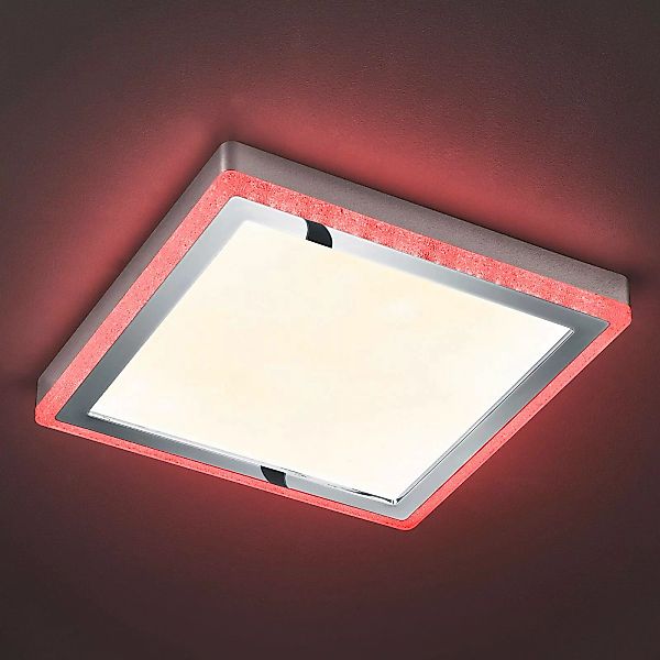 LED-Deckenlampe Slide Weiß 2-flammig 20 W 2000 lm warmweiß günstig online kaufen