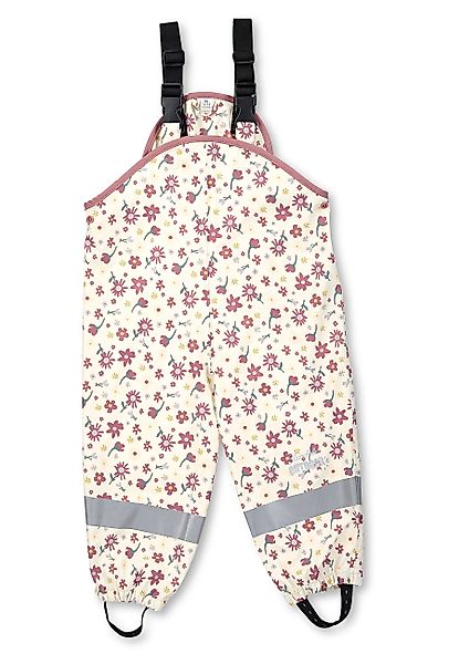 Sterntaler® Regenhose Regenträgerhose ungefüttert Blumen (1-tlg., günstig online kaufen