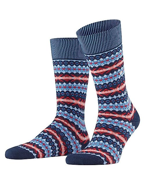 Burlington Socken Authentic Fair Isle (1-Paar) mit angenehmer Baumwolle günstig online kaufen