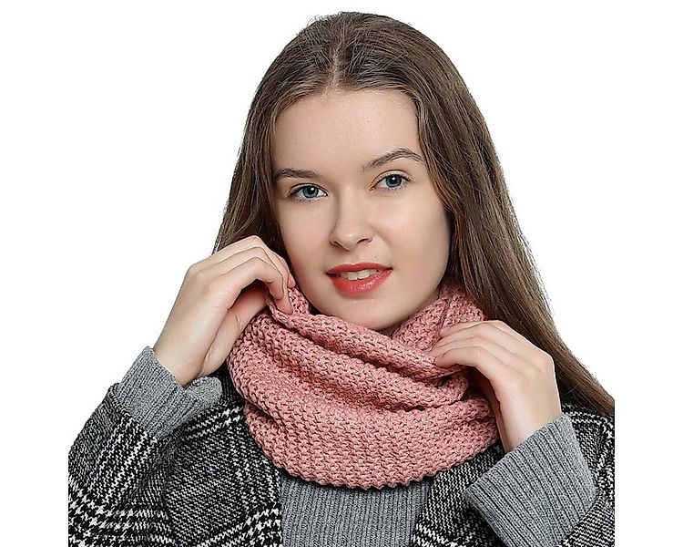 Schal Damen Winterschal Rundschal Schal, (1-St), Schlauchschal, warm und we günstig online kaufen