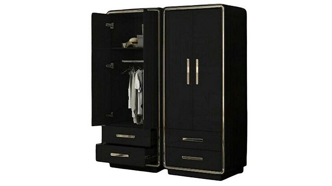 JVmoebel Garderobenschrank Luxus Kleider Schrank Designer Hochglanz Kleider günstig online kaufen
