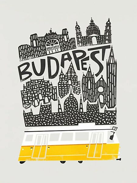 Poster / Leinwandbild - Budapest Cityscape günstig online kaufen
