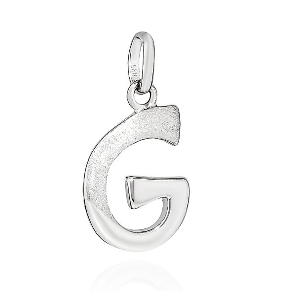 NKlaus Kettenanhänger Kettenanhänger G Buchstabe 925 günstig online kaufen