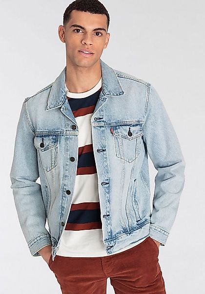 Levis Jeansjacke "VINTAGE FIT TRUCKER JKT" ohne Kapuze mit Knopfleiste günstig online kaufen