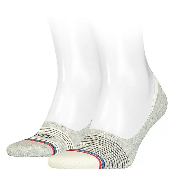 Levi´s ® Multi Stripe Low Rise Socken 2 Paare EU 43-46 Blue / Red / Grey günstig online kaufen