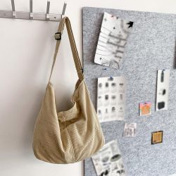 FOUORTUNATE-BEE Schultertasche Cord Umhängetasche Casual Crossbody günstig online kaufen