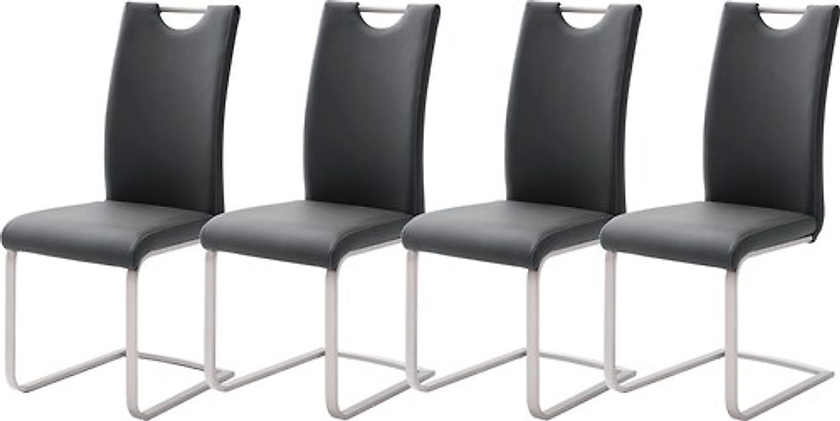 MCA furniture Freischwinger »Paulo«, (Set), 4 St., Kunstleder, Stuhl belast günstig online kaufen