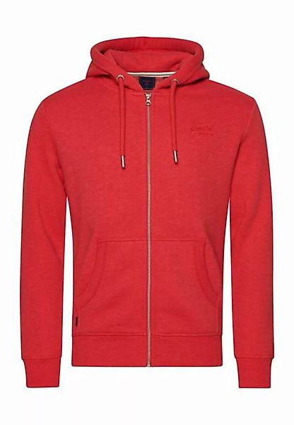 Superdry Sweatshirt Superdry Sweatjacke VINTAGE LOGO EMB ZIPHOOD Papaya Red günstig online kaufen
