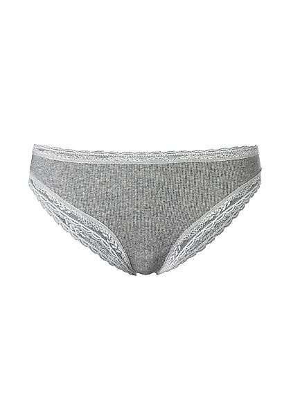 s.Oliver Brasilslip, (Packung, 2 St.), mit modischer Spitze aus Baumwollmis günstig online kaufen