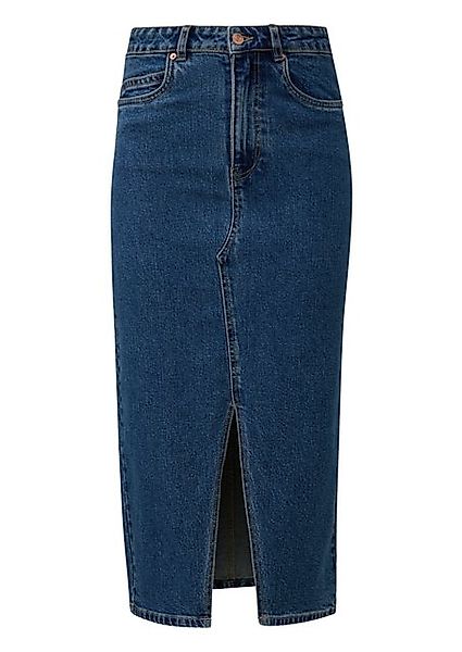 QS Jeansrock mit Schlitz günstig online kaufen