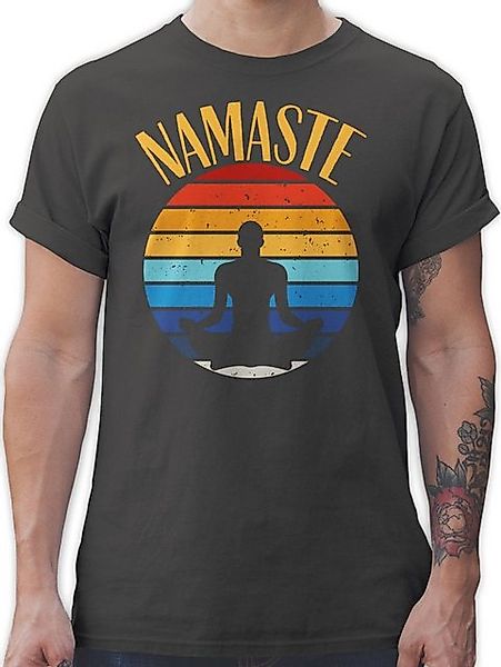 Shirtracer T-Shirt Namaste bunt Yoga und Wellness Geschenk günstig online kaufen