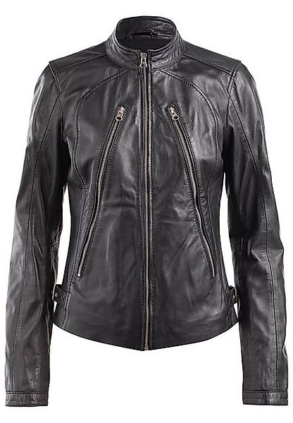 CBL Lederjacke MQ-43699 mit stehkragen günstig online kaufen