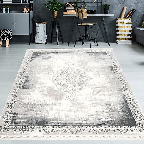 TeppichHome24 Teppich Wollteppich mit Verzierungen & günstig online kaufen